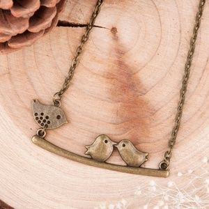 Three little birds necklace